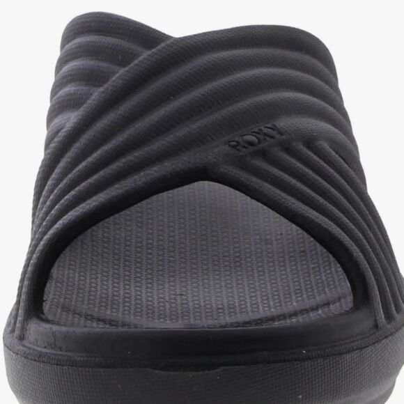 Roxy Rivie Slide Sandals- Black - Picture 3 of 8